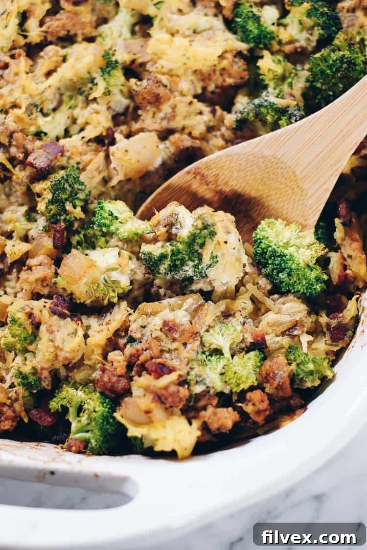 Image of a dairy-free casserole option.