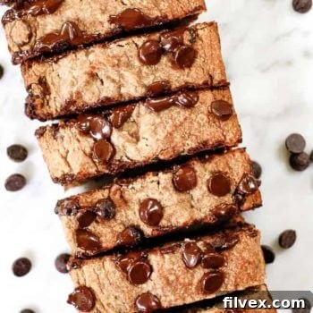 Delicious Paleo Chocolate Chip Banana Bread