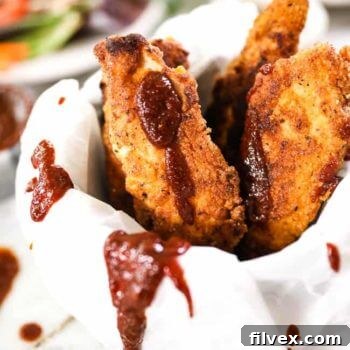 Crispy Paleo Fried Chicken Tenders