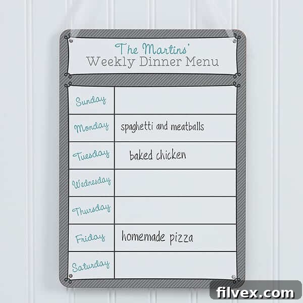 Weekly whiteboard  planner picture