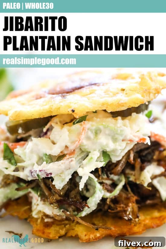 Overhead view of a prepared Jibarito, ready to eat.