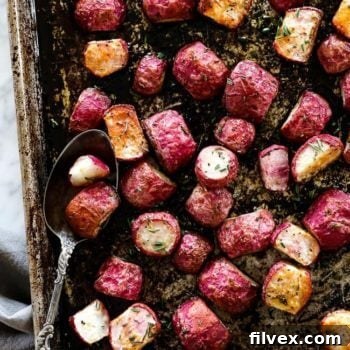 Simple Roasted Radishes