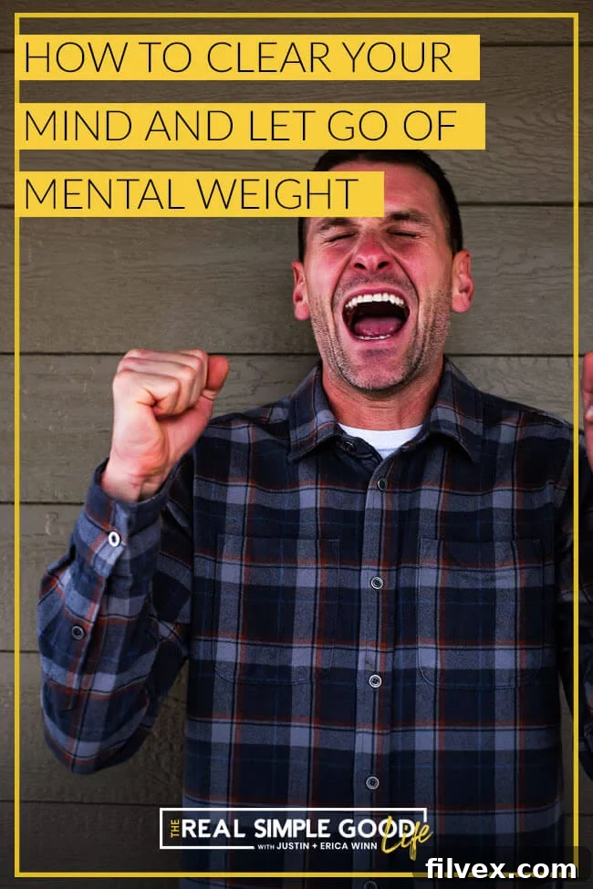 Pinterest pin graphic for 'How to Clear Your Mind'.