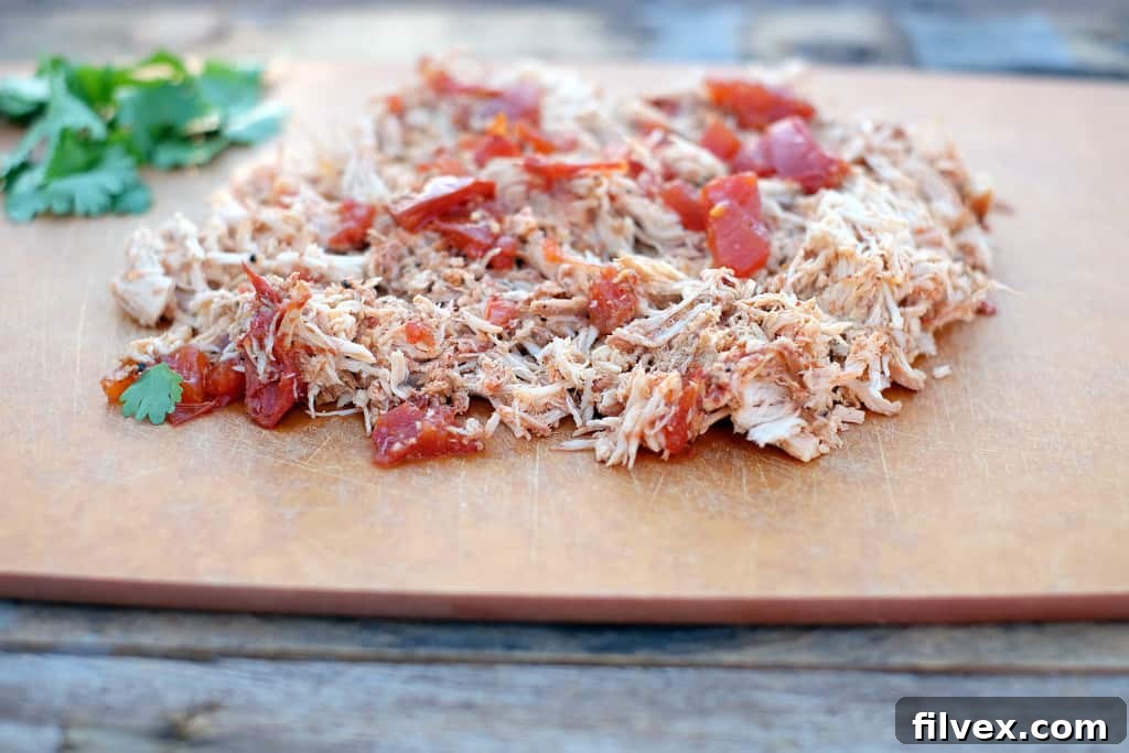 Crockpot enchilada chicken bowls three