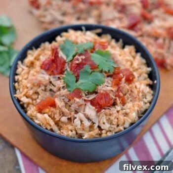 Crockpot Chicken Enchilada Bowls