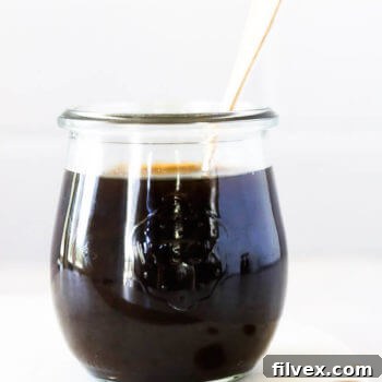 Homemade Coconut Aminos Substitute in a bottle