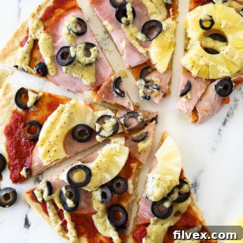 Gluten-Free + Dairy-Free Hawaiian Pizza