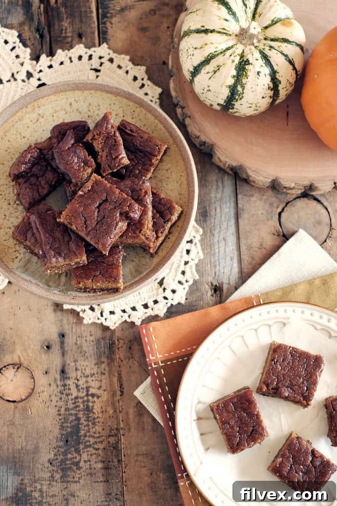 These pumpkin pie bars have a nutty and salty-sweet crust with a pumpkin pie filling. They are essentially fall all wrapped up into tasty little bars. Paleo, Gluten-Free, and Refined Sugar-Free. | realsimplegood.com