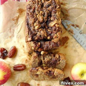 Cinnamon Apple Streusel Bread