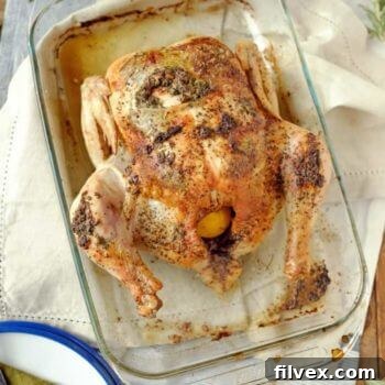 Herb Roasted Chicken Recipe Image