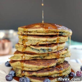 Paleo Blueberry Pancakes