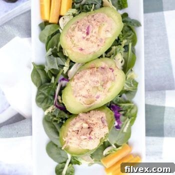 Chicken Salad Stuffed Avocados (Paleo, Whole30 + Dairy-Free)