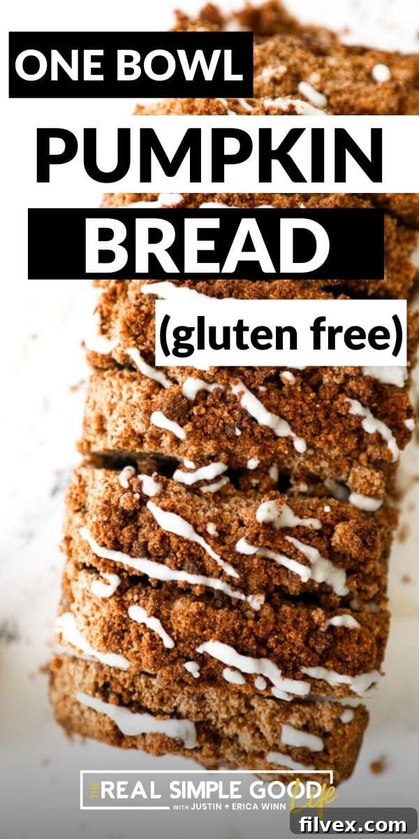 Freshly baked gluten-free pumpkin bread, perfectly golden brown and ready to be enjoyed.