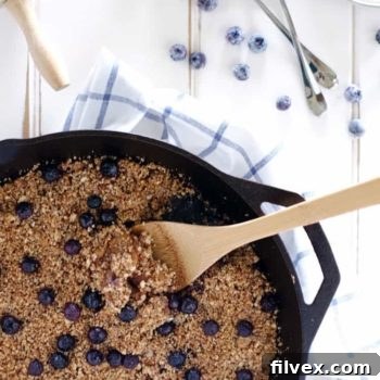 Irresistible Paleo Apple Crisp, a delicious and healthy gluten-free, dairy-free, vegan, and refined sugar-free dessert. Perfect for any occasion.