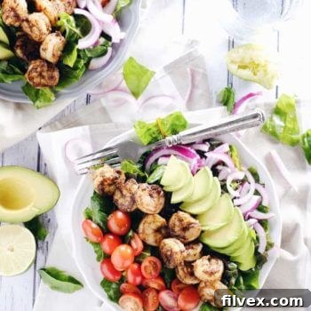 Cajun Shrimp Salad, Paleo, Whole30, Gluten-Free, Dairy-Free