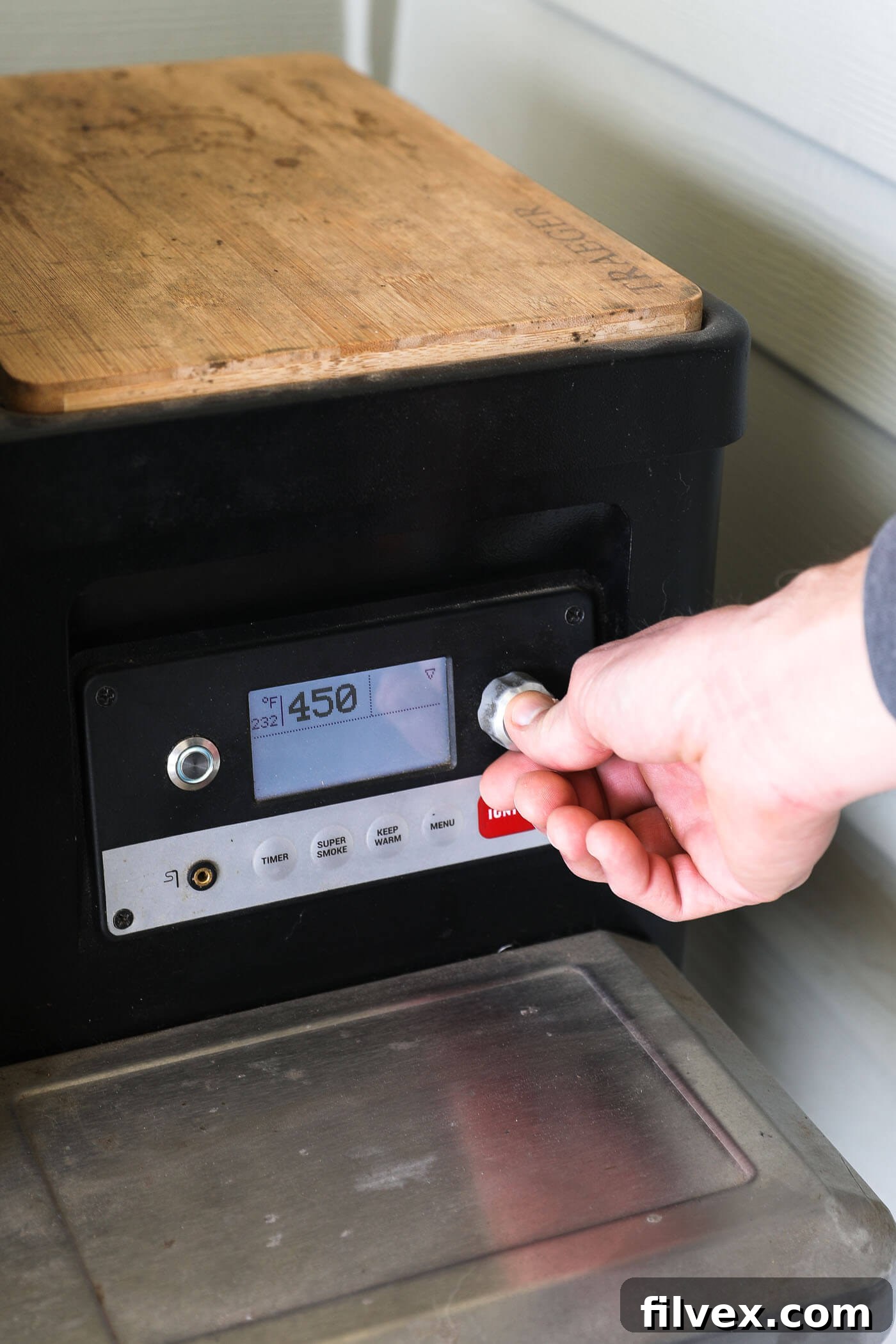 After 30 minutes, turn the heat up to 450°.