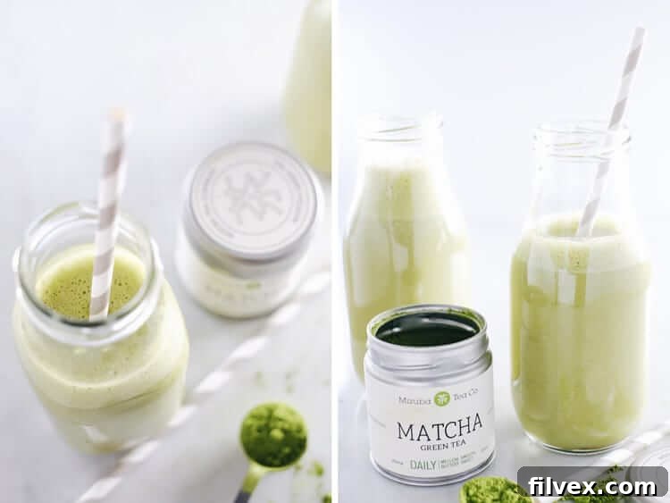 Caffeine junkie, but hate the spikes in energy? This pistachio matcha milk is for you! It will give you slow burn energy and lots of antioxidants! Paleo, Dairy-Free + Refined Sugar-Free. | realsimplegood.com