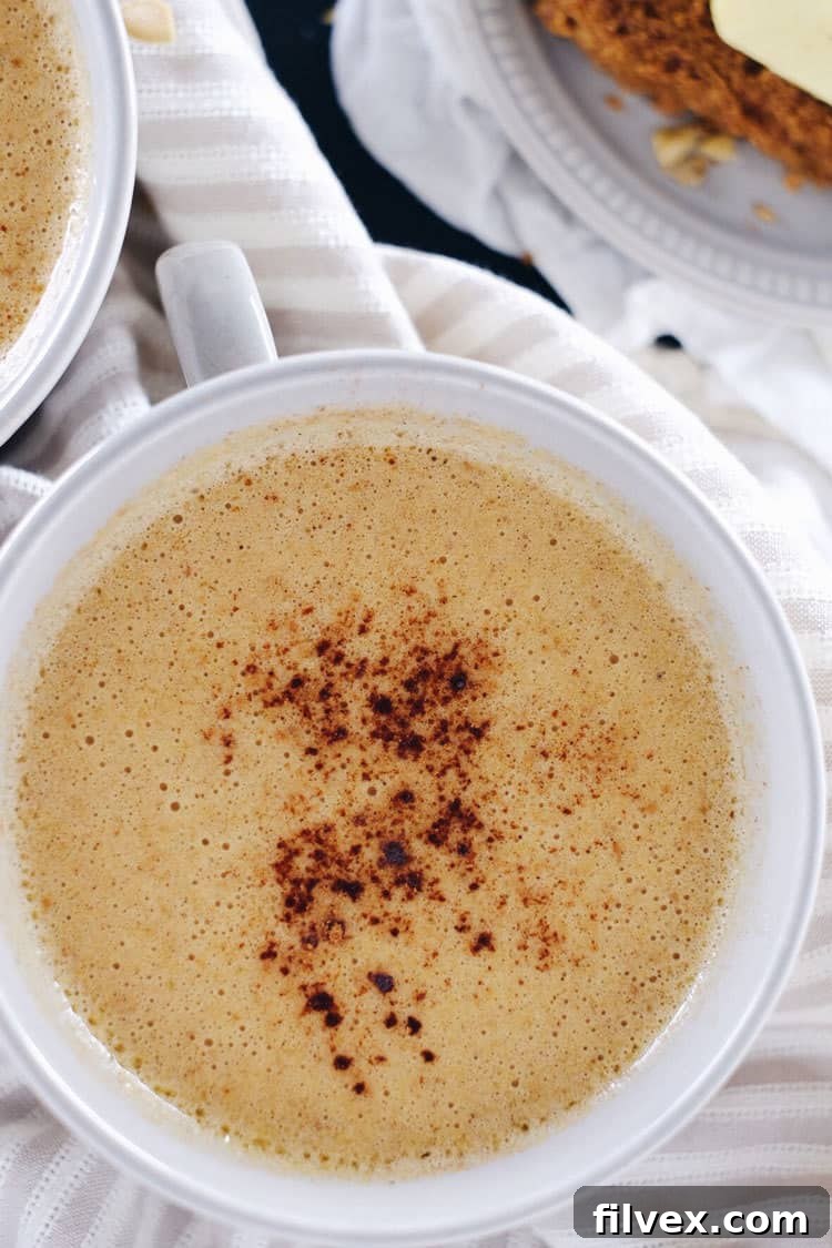 Ingredients for a healthy pumpkin chai latte, emphasizing natural sweetness and aromatic spices.