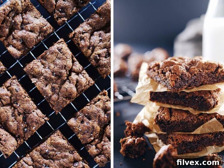 Serve these paleo chocolate chip fudge brownies up! They'll be a hit with your whole family! They're allergy-friendly and delicious! Paleo, Gluten-Free + Refined Sugar-Free. | realsimplegood.com
