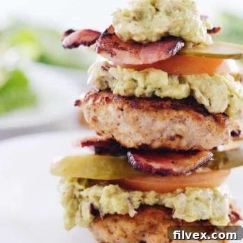 Chipotle Turkey Burgers with Guacamole